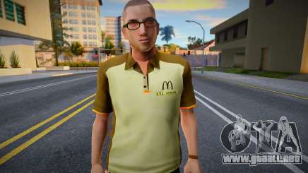 Pracownik McDonalds para GTA San Andreas