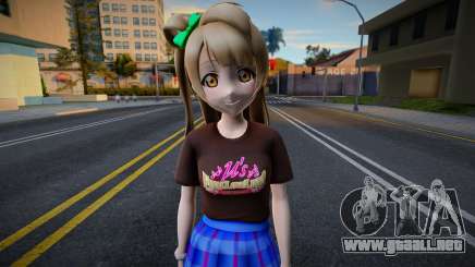 Love Live - Tshirt 72 para GTA San Andreas