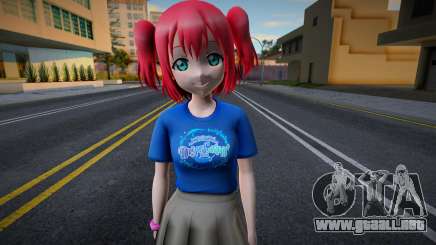 Love Live - Tshirt 3 para GTA San Andreas