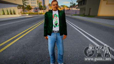 Un hombre con una camiseta de moda para GTA San Andreas