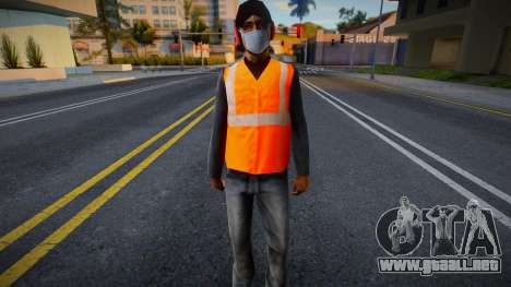 Bmyap en una máscara protectora para GTA San Andreas