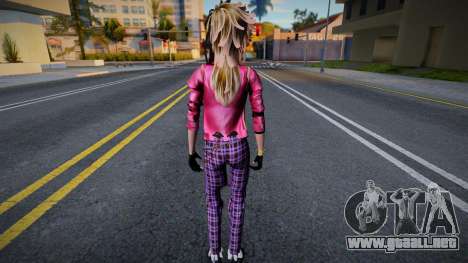 Retro Punk Girl para GTA San Andreas