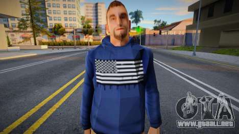 Un hombre con chaqueta azul para GTA San Andreas