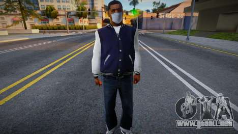 Wbdyg2 en una máscara protectora para GTA San Andreas