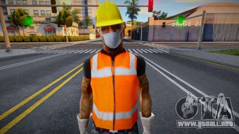 Bmycon en una máscara protectora para GTA San Andreas