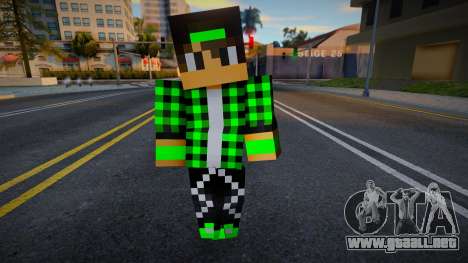 Minecraft Boy Skin 24 para GTA San Andreas