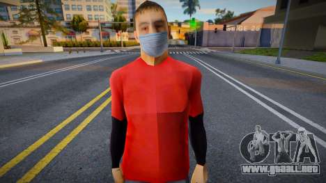 Somyst en una máscara protectora para GTA San Andreas