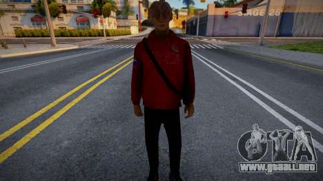 Un joven con un bolso para GTA San Andreas