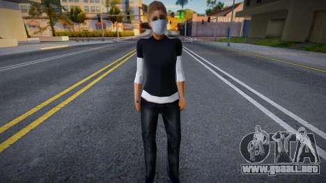 Wfyclot en una máscara protectora para GTA San Andreas