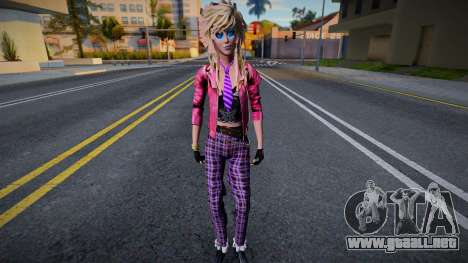 Retro Punk Girl para GTA San Andreas