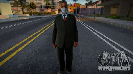 Bmubu en una máscara protectora para GTA San Andreas