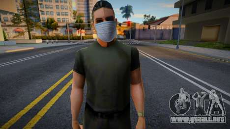 Vmaff1 en una máscara protectora para GTA San Andreas