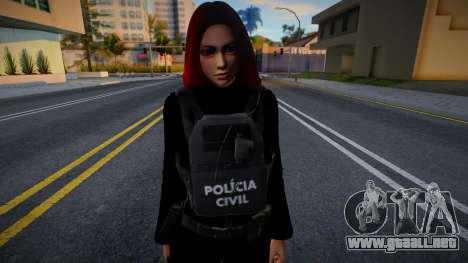 Female in Police Uniform para GTA San Andreas
