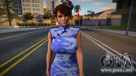 Mai Shiranui - Qipao Dress v1 para GTA San Andreas