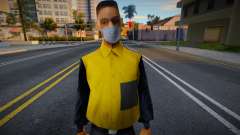 Bmyri en una máscara protectora para GTA San Andreas