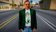 Un hombre con una camiseta de moda para GTA San Andreas