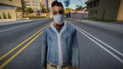 Male01 en una máscara protectora para GTA San Andreas