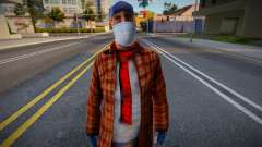 Swmotr4 en una máscara protectora para GTA San Andreas