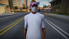 Ballas1 en una máscara protectora para GTA San Andreas