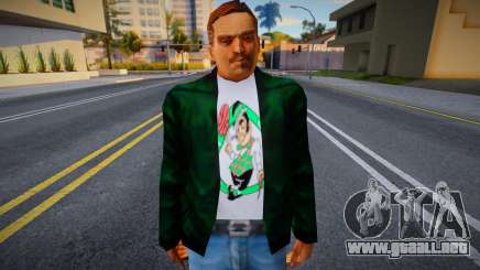 Un hombre con una camiseta de moda para GTA San Andreas