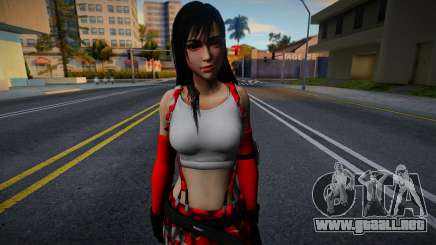 Tifa Lockhart from Final Fantasy 7 v3 para GTA San Andreas