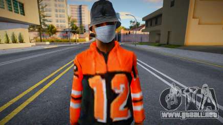 Bmyst en una máscara protectora para GTA San Andreas