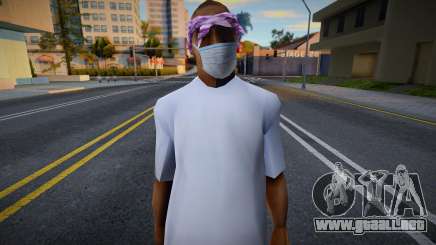 Ballas1 en una máscara protectora para GTA San Andreas