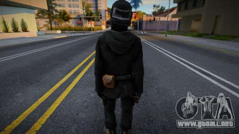 Black Soldier Skin para GTA San Andreas