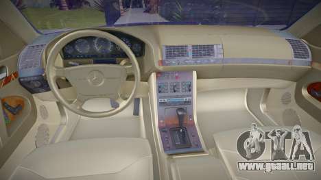 Mercedes-Benz W140 S600 Tun para GTA San Andreas