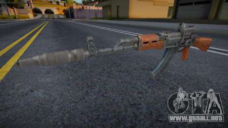 AK-47 Silenced 1 para GTA San Andreas