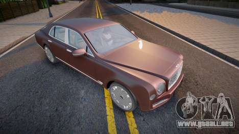Bentley Mulsanne (CCD) para GTA San Andreas