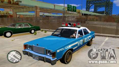 Willard Marbella (Ford Granada 1977) Copcar para GTA 4