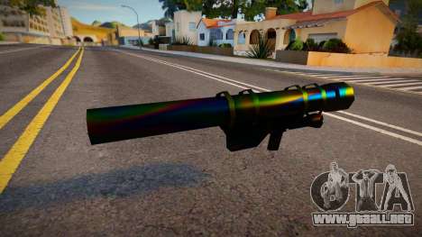 Iridescent Chrome Weapon - Heatseek para GTA San Andreas