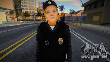 Mujer policía con chaleco antibalas (PPS) para GTA San Andreas