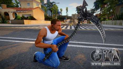 Black Skeletal Scythe para GTA San Andreas
