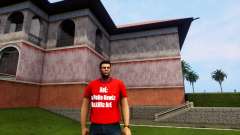 AOL Red T Shirt para GTA Vice City Definitive Edition