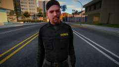 Empleado de la empresa de seguridad privada con uniforme de verano para GTA San Andreas