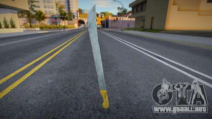 Machete Left 4 Dead 2 para GTA San Andreas