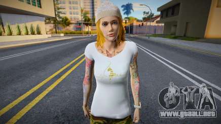 Chica con sombrero para GTA San Andreas