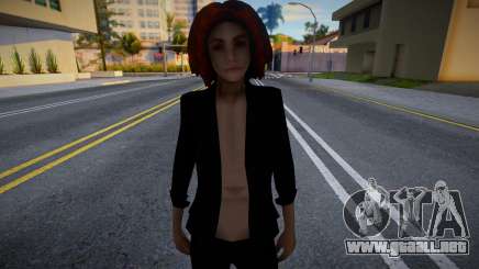 Chica con chaqueta para GTA San Andreas