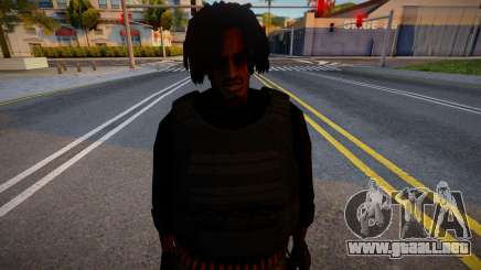 Afroamericano en marcha para GTA San Andreas