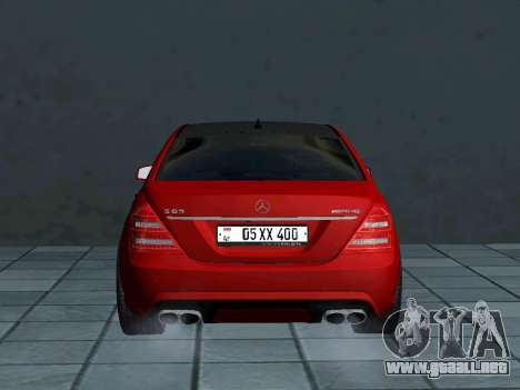 Mercedes Benz S63 AMG (W221) para GTA San Andreas