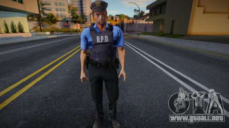 RPD Officers Skin - Resident Evil Remake v27 para GTA San Andreas