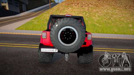 Jeep Wrangler 2012 Rubicon para GTA San Andreas