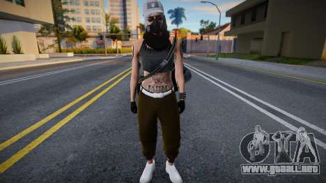 Gang Black Female para GTA San Andreas