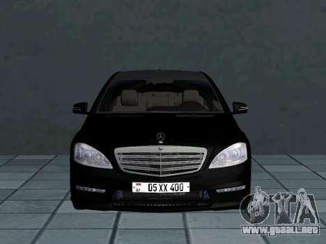 Mercedes Benz S63 AMG (W221) para GTA San Andreas