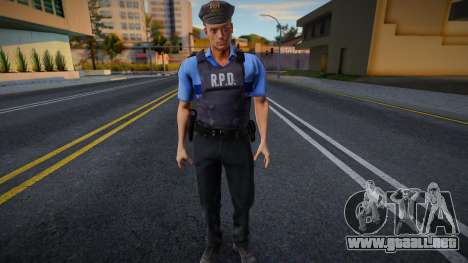 RPD Officers Skin - Resident Evil Remake v30 para GTA San Andreas