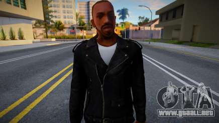 Carl Johnson Biker para GTA San Andreas
