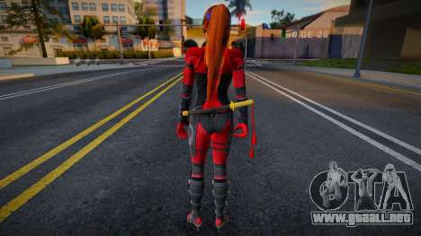 Dead Or Alive 5 - Kasumi (Costume 2) v6 para GTA San Andreas