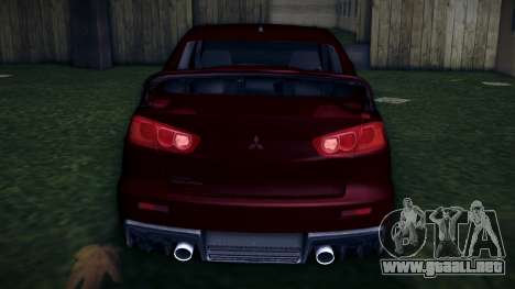Mitsubishi Lancer Evolution X para GTA Vice City